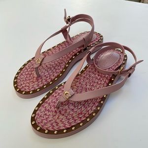 Coach women’s pink sandals